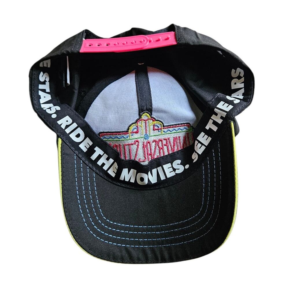 Universal Studios Black Multicolor Logo Vintage R… - image 4
